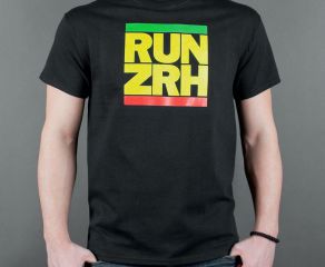 RUN ZRH Shirt Rasta / Black (T-Shirt)